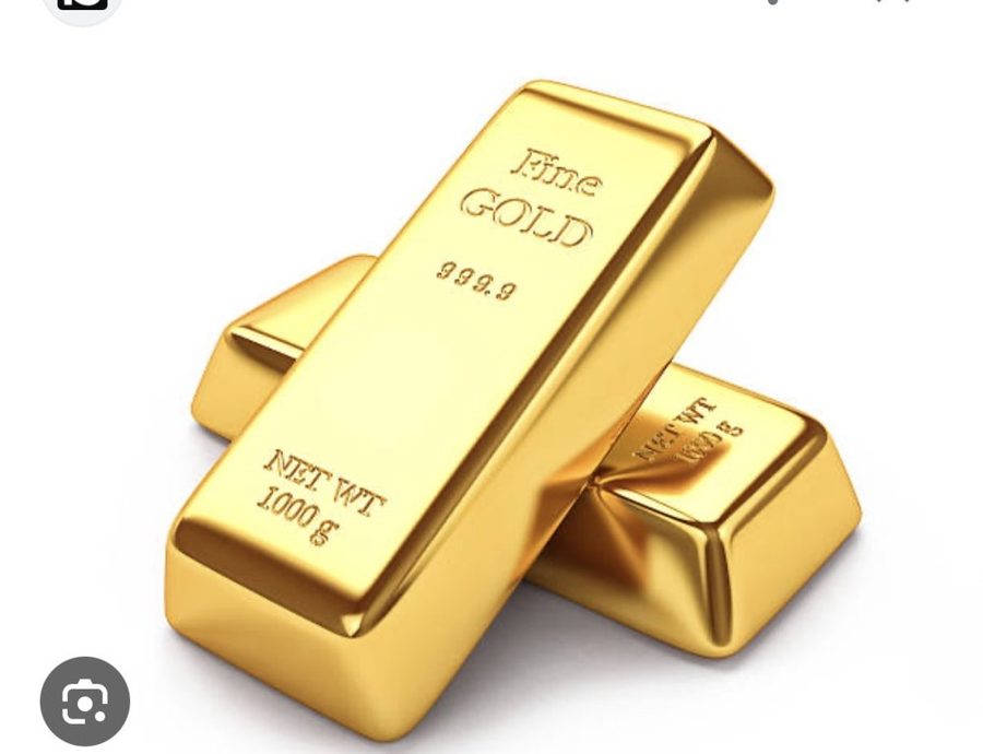 Fine Gold 999.9 bars — symbol of Adansi's mineral wealth alongside cocoa